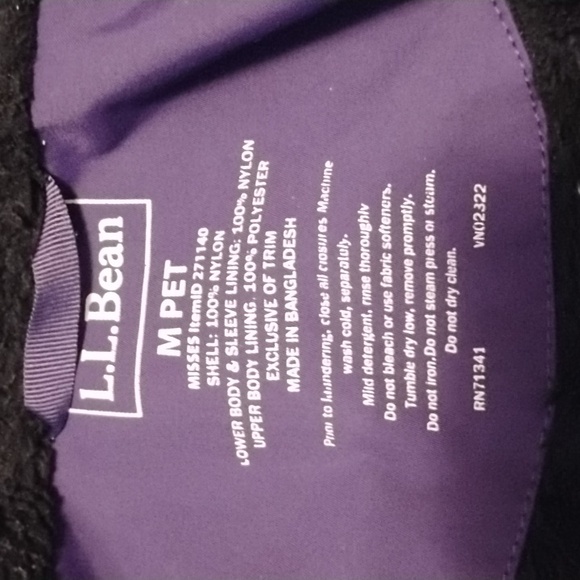 l.l.bean winter coat womens m petite jacket parka mid length - Picture 4 of 4